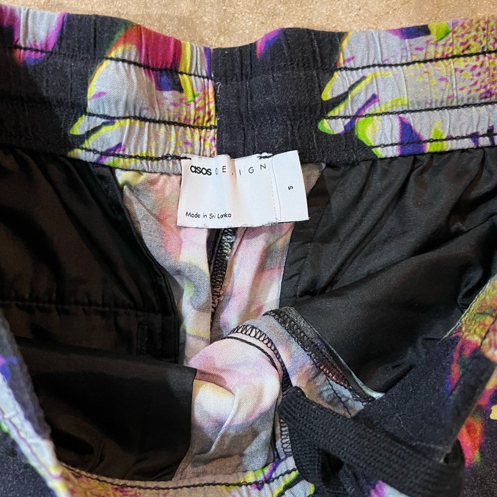 ASOS Multicolor Abstract Print Shorts - Picture 3 of 5